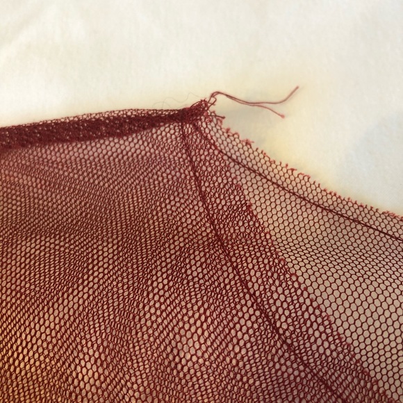 Zara Red Floral Sheer Top - Picture 5 of 5